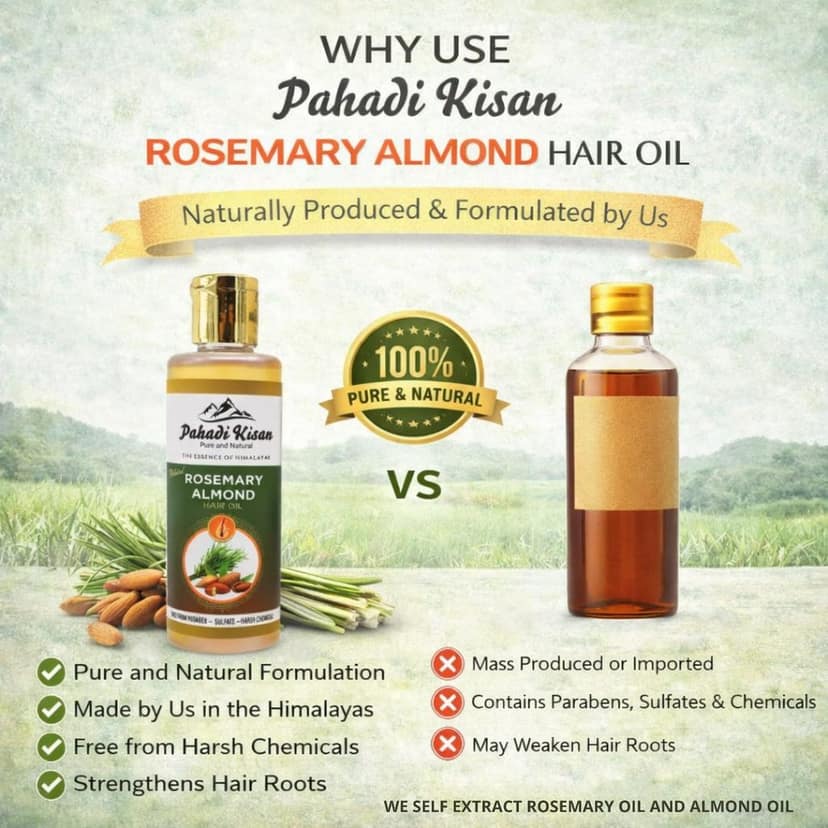 Rosemary Almond Hair Oil 100 ml view 2