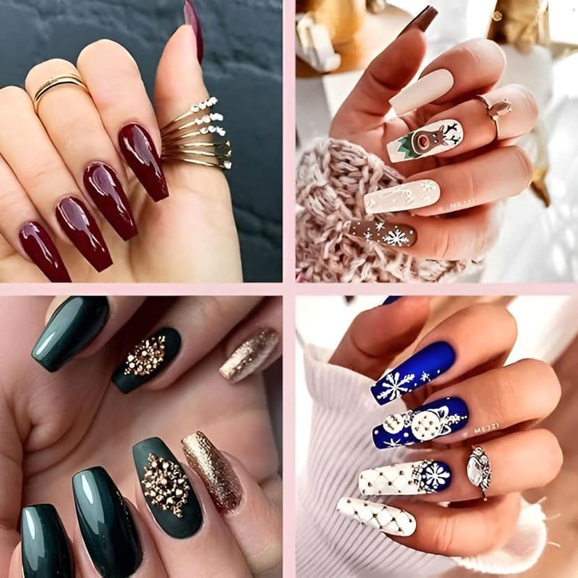 Acrylic Nail Kit, 100 Acrylic Nails, 48 Colors Acrylic Powder, 15pcs Nail Art Brushes, 3D Nail Rhinestones, 2pcs Nail Glue, Nail Tips, Nail Files, Nail Dotting Pen, Nail Art Striping Tape, Suitable for Professional Salon and Home DIY Nail Art view 6