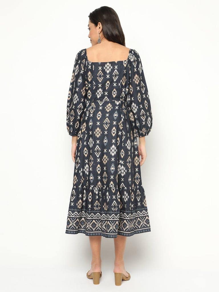 Graphite Printed Dress view 3