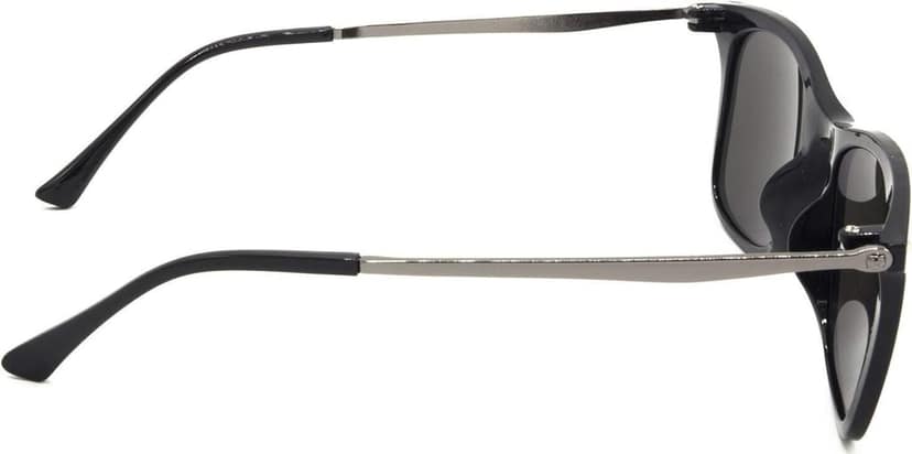 Hrinkar Unisex Round Sunglasses Silver & Grey Frame, Brown & Blue Lens (Medium) - Pack of 2 view 5
