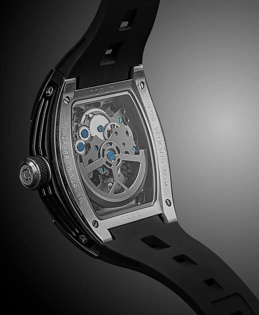 Qorum Equinox Men’s Automatic Skeleton Watch view 9