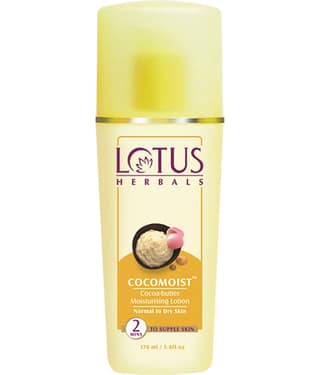 Lotus Herbals Cocomoist Cocoa,Butter Moisturising Lotion , For Normal To Dry Skin , 170Ml