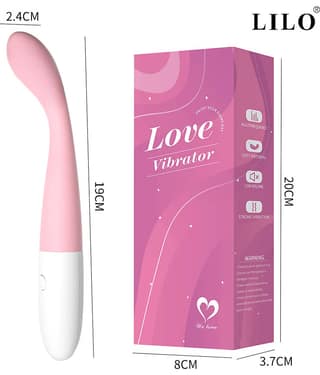 Vibrations LILO Body Massager | Stress Relief & Relaxation Massager | Flexible Neck, 10 Modes, Heating, Waterproof, Rechargeable (Pack Of 1)