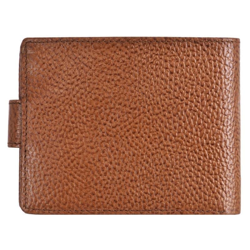 LOREM Bi-Fold Genuine Leather 7 ATM Removable Card Slots Wallet for Men-UF view 3