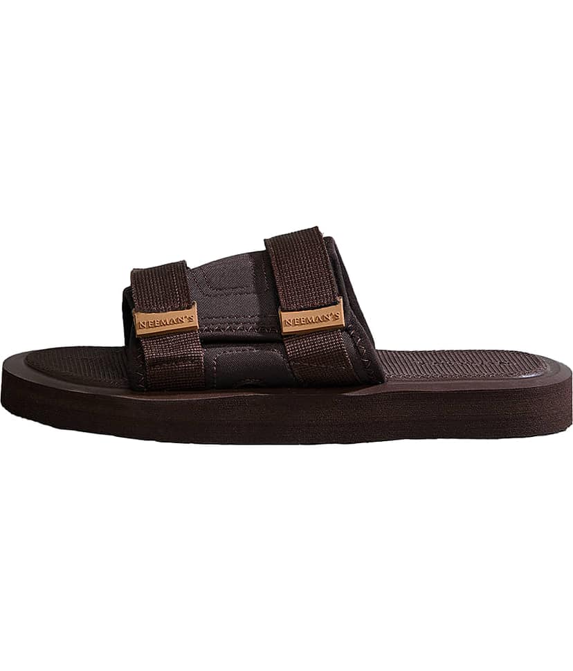 Neemans Beige Men's Slide Flip Flop view 2