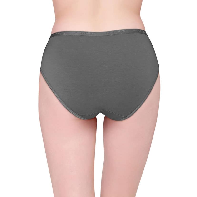Bodyx women's combed cotton assorted Hipster Panty Pack of 3 ( BX504-DARK ) view 6