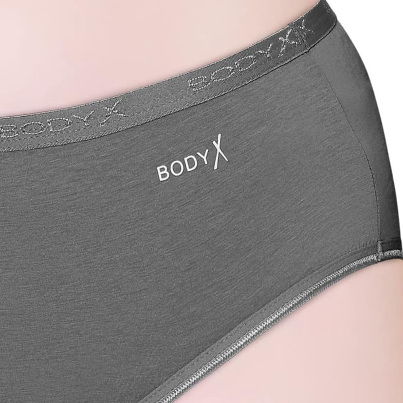 Bodyx women's combed cotton assorted Hipster Panty Pack of 3 ( BX504-DARK ) view 7