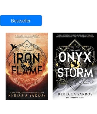 Bestselling Books (Combo of 2) Iron Flame & Onyx Storm By Rebecca Yarros