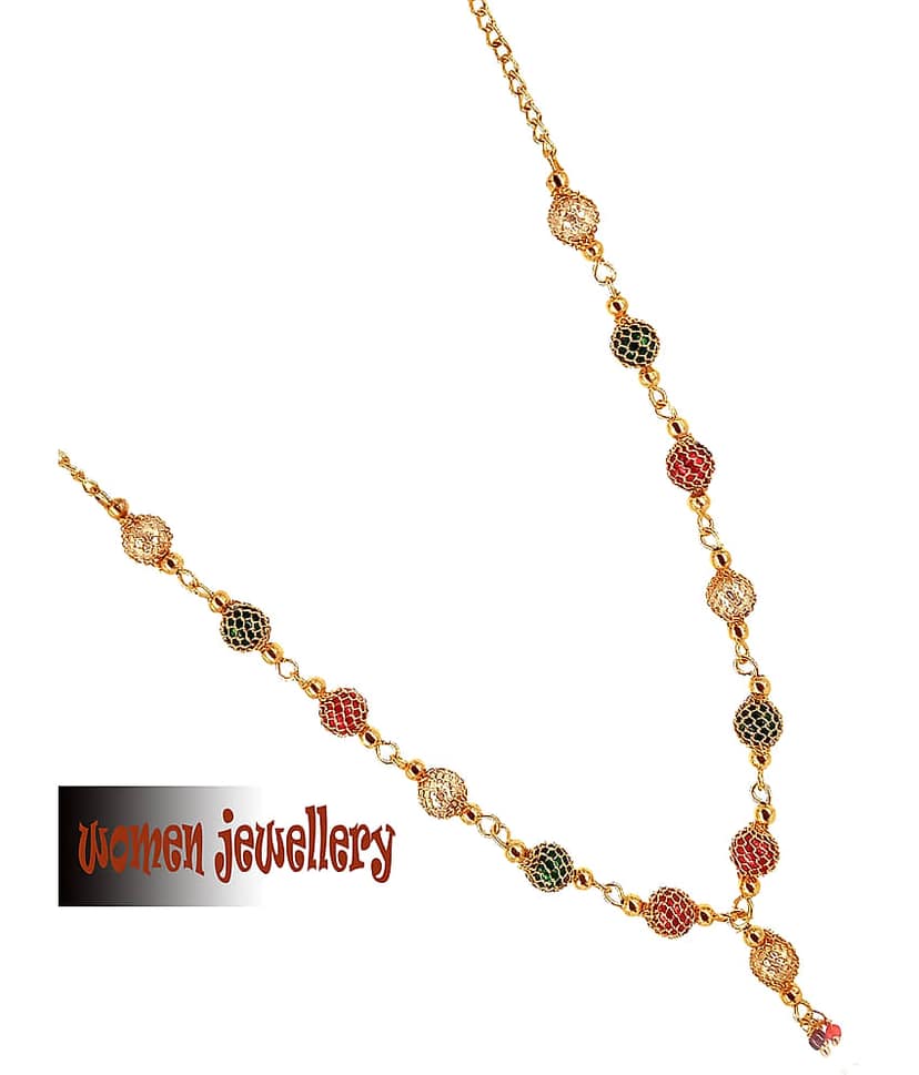 KRIMO multi color necklace mala for women or girl-100130 view 2
