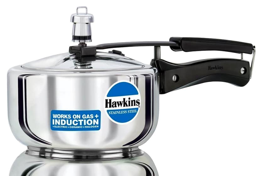 Hawkins Stainless Steel Induction Pressure Cooker 2 Litre (B25) | Inner Lid Pressure Cooker for Gas & Induction (Capacity - 2ltr) by Mahavir Home Store