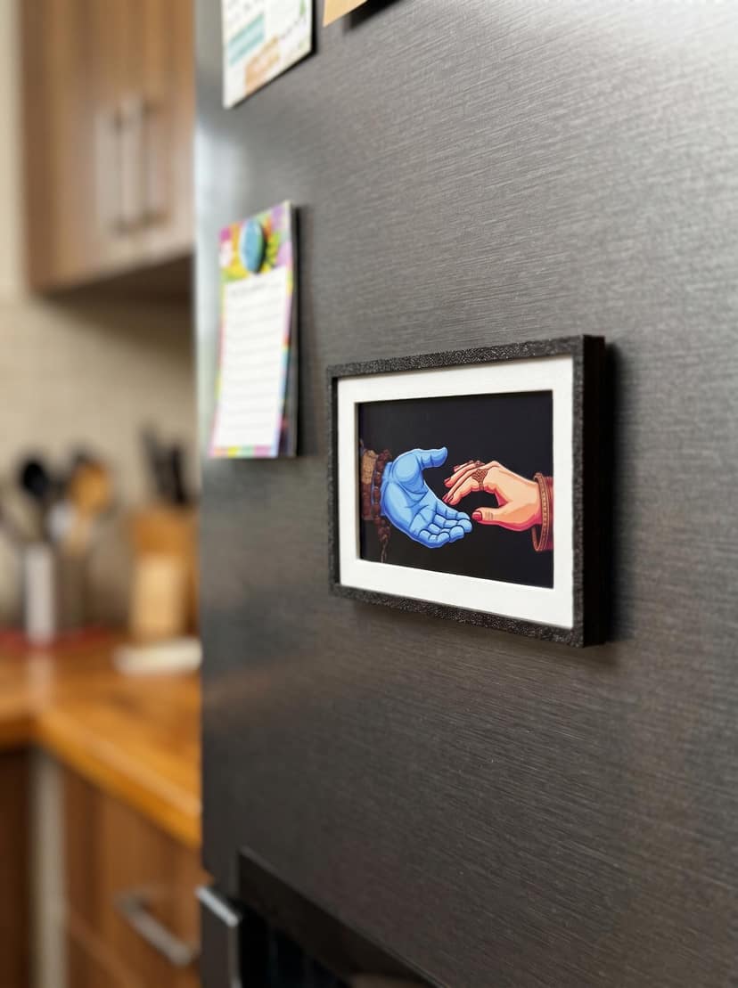 Shiv Parvati Fridge Magnet - Couple's Favorite Gift view 4