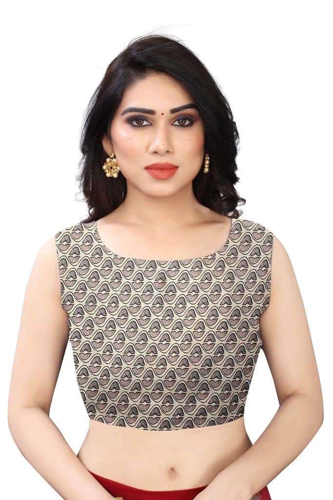 Silk Zone Women's Cotton Digital Printed Tassel Saree with Blouse Piece Green view 4