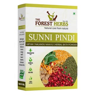 The Forest Herbs Natural Care From Nature Sunnipindi Herbal Nalangu Maavu UBTAN Bath Powder For Skin (500 Grams), 3 in 1 Ubtan Body Scrub | Face Pack | Mask The Forest Herbs Natural Care From Nature Sunnipindi Herbal Nalangu Maavu UBTAN Bath Powder For S