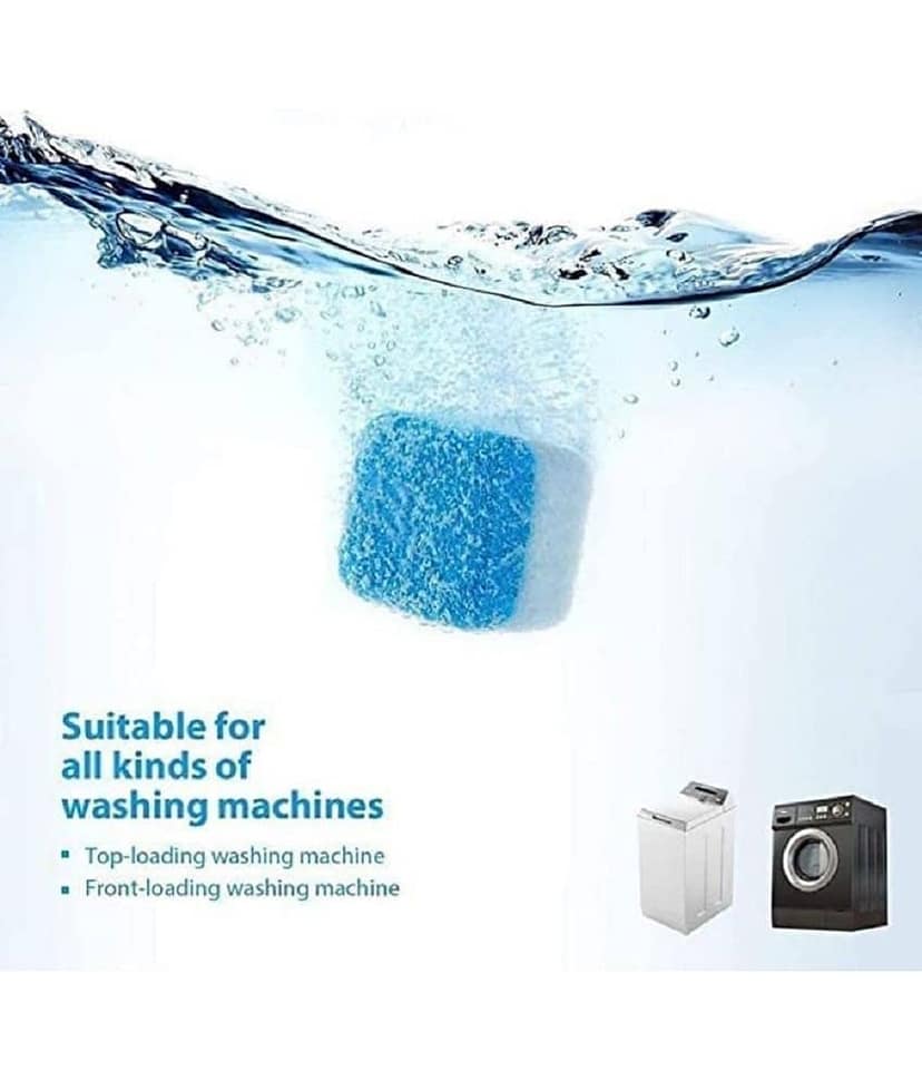 DHSMART Washing Machine Cleaner All Purpose Cleaner Tablets Drum Cleaner Deep Cleaning 140 g Pack of 10 view 5