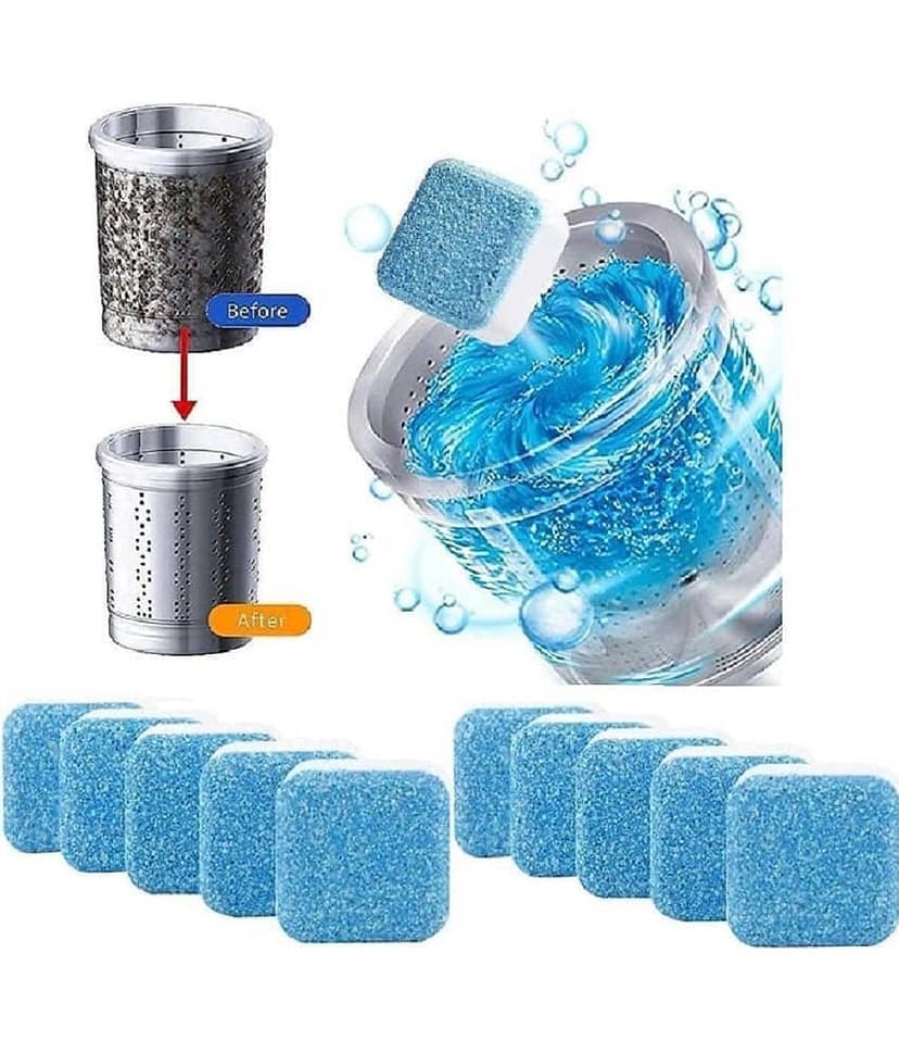 DHSMART Washing Machine Cleaner All Purpose Cleaner Tablets Drum Cleaner Deep Cleaning 140 g Pack of 10 view 6