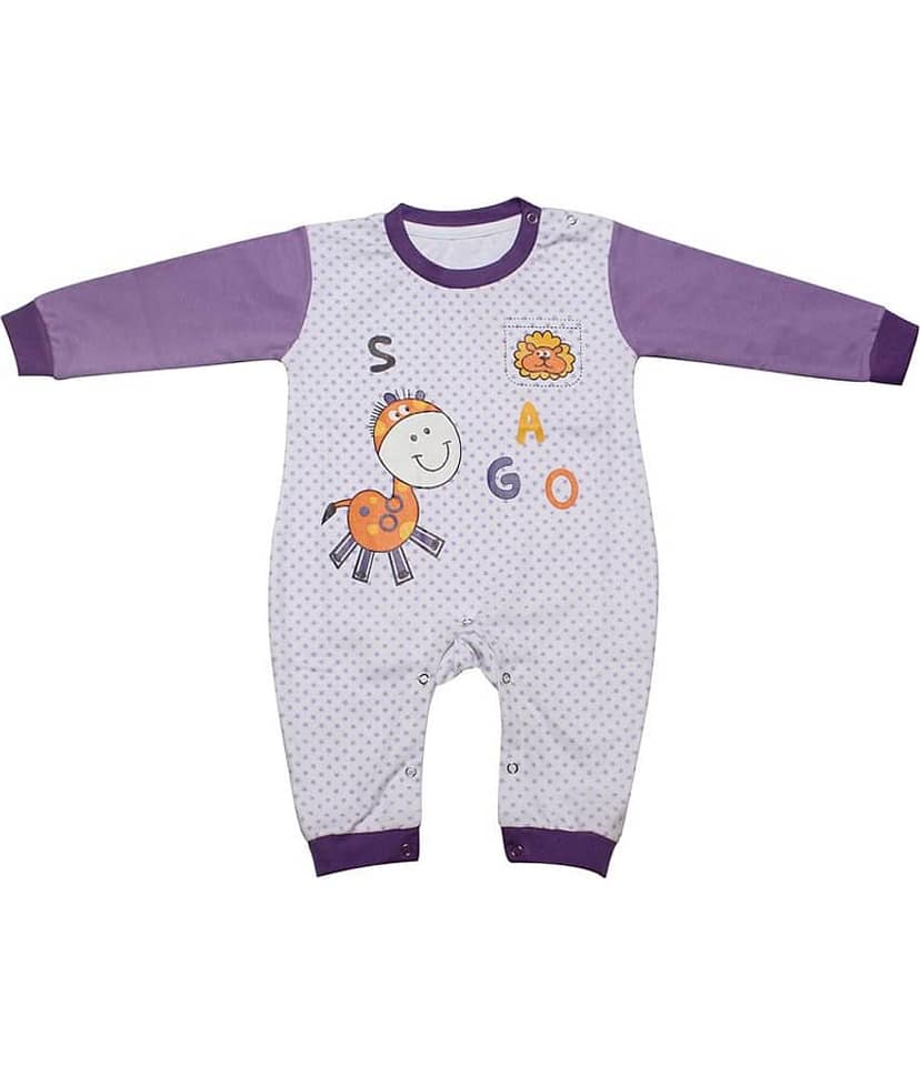 Babeezworld Pack of 1 Baby Girls Cotton Bodysuit ( Multicolor )