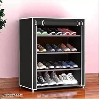 Multipurpose Rack Organizer Shoe/Clothes/Books Stand PVC Plastic