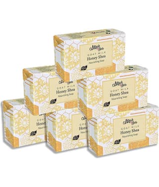 Mirah Belle Organic Goat Milk, Honey & Shea Butter Sensitive Skin Soap 125 g Pack of 6