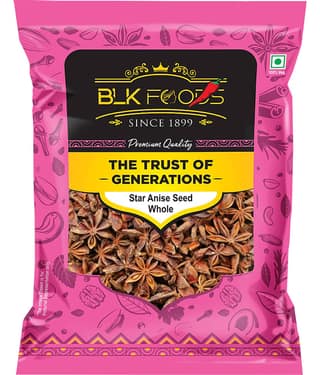 BLK FOODS _Select Star Anise Seed Whole (Badiyan) 200g 200 gm