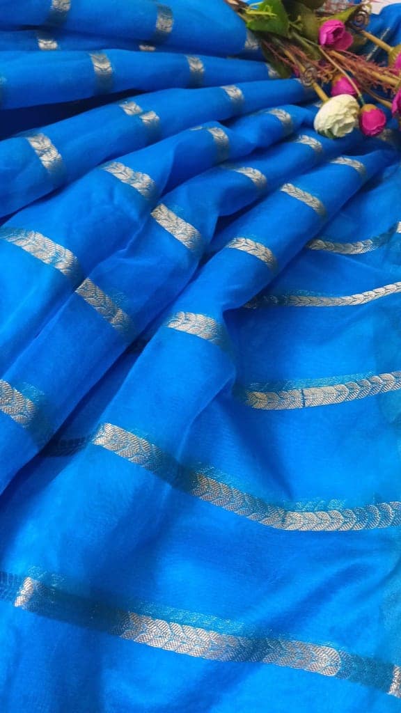 AP MEPMA ORGANZA SAREE view 3