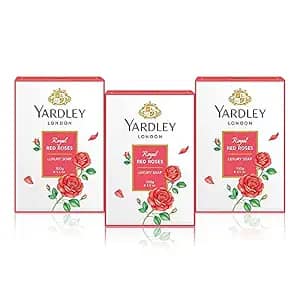 Yardley London English Lavender & English Rose & Royal Red Roses Luxury Soaps, 100 g (Pack Of 3)