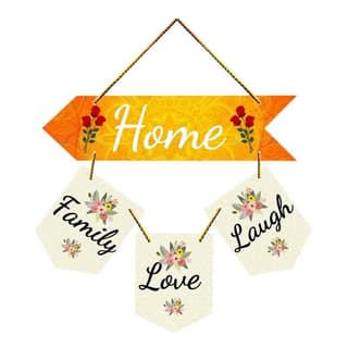 Wall Hangings for Home Decoration Items for Living Room Decor Welcome Home Wall Hanging for Home Office Decoration Handmade Craft Decorative Wall Art (WH2819)