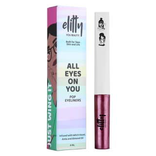 Elitty Pop Eyeliner Long Lasting Smudge Proof Lunar Magic (Red- Metallic) 4ml