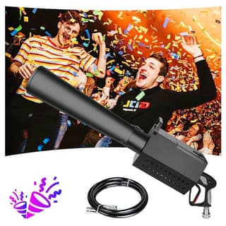 SPARKWORLD CO2 Jet Blaster DJ Stage Equipment for Stage Show Gender Reveal Co2 Confetti Cannon Gun | Colour: Confetti Gun
