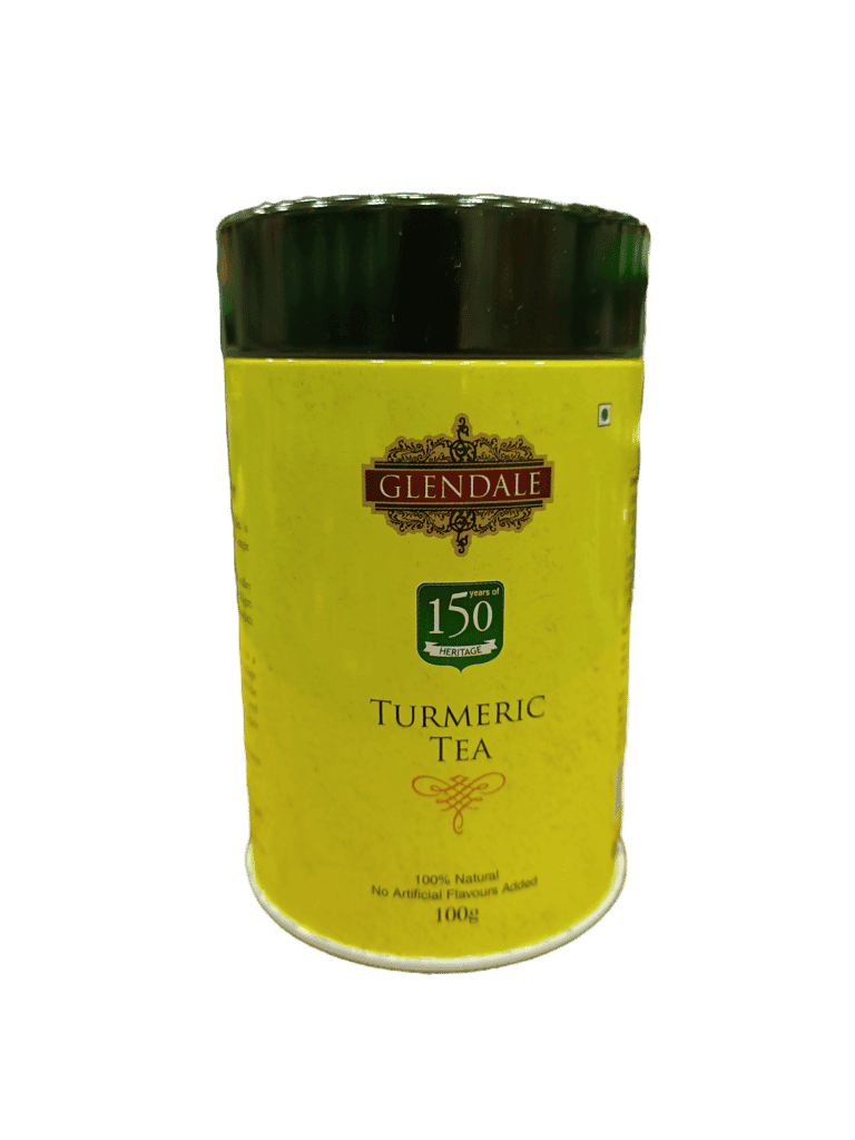 GLENDALE Turmeric Tea | 100 g | Pack of 1 | Total 100 g | High Grown Nilgiri Tea | 100 % Natural | No Artificial Flavours Added view 2