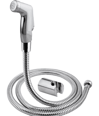 Bathfax Hindware Health faucet with 1 m Hose Pipe and Hook Health Faucet (Water Sprayer)
