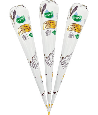 Vegetal Mehandi Henna Cone Natural Henna 50 g Pack of 3