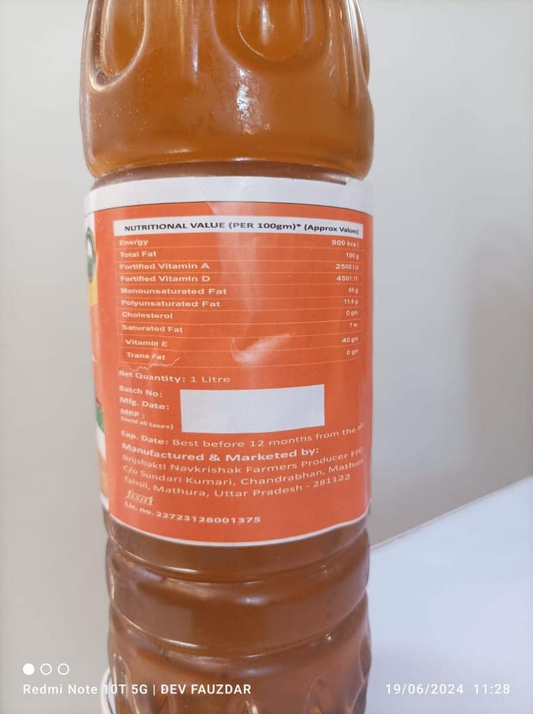 Mustard Oil view 3