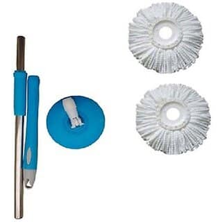 HANDLE MOP ROD WITH DUSTER SET OF 2