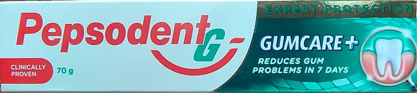 Pepsodent toothpaste gumcare