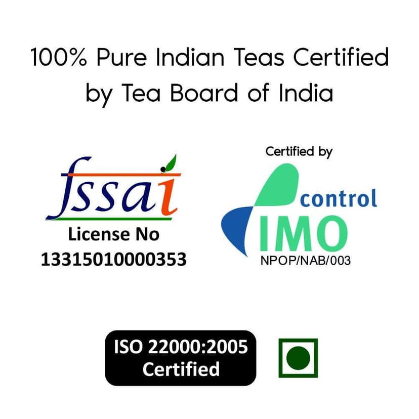 Golden Tips Pure Assam Loose Leaf Black Tea Brocade Bag (50 cups, 100 Gram ) view 5