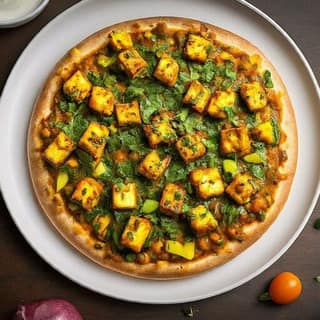 Hariyali Paneer Pizza