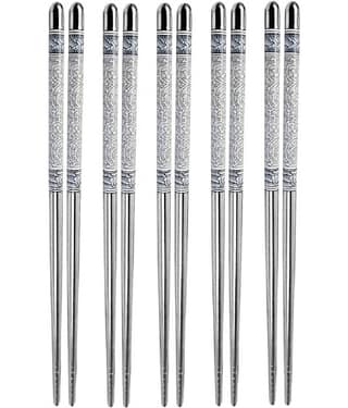 GKBOSS - Aluminium Disposable Chop Sticks ( Pack of 10 )