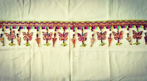 Particolored Toran view 2