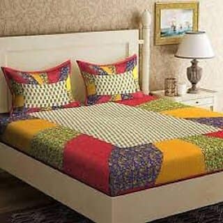 Chaukada the Rajasthani Ehhenic Print Bed-Sheet