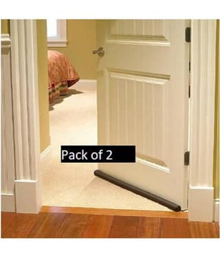 PVC Door Guard(Pack of 2) 36 Inches Long Gap Filler for Door Bottom Seal Strip,Sound-Proof, Reduce Noise, Energy Saving Door Stopper for Reduce Door Dust, Insects Protector