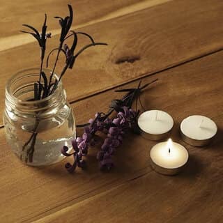 Unique bazar 50 Tealight candle Candle (White, Pack of 50) view 3