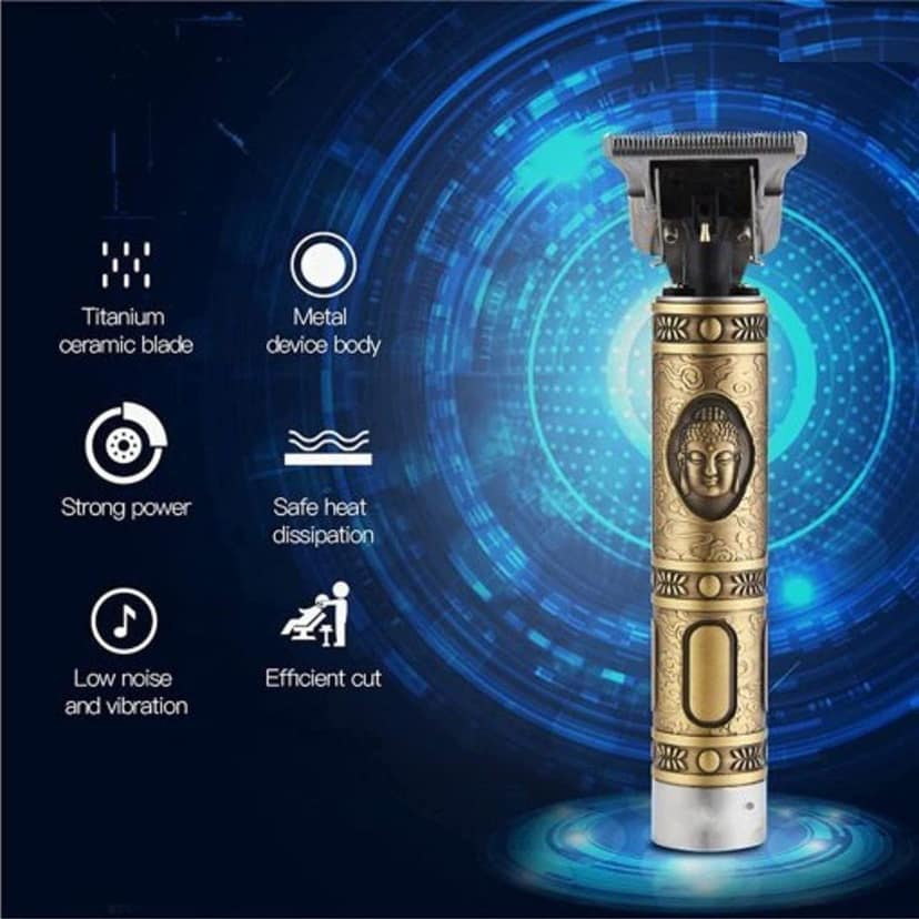 Hair Trimmer for Men Buddha Style Professional Hair Shaver | Retro Oil Head Close Cut Machine for Beard, Hair, and Body Grooming | Durable & Comfortable Design (Original Quality)