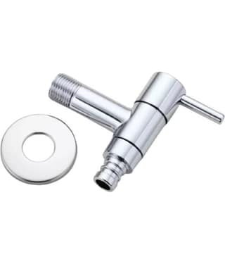 Bathfax Steel Bathroom Tap (Bib Cock)