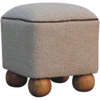 Serenity Footstool with Ball Feet view 2