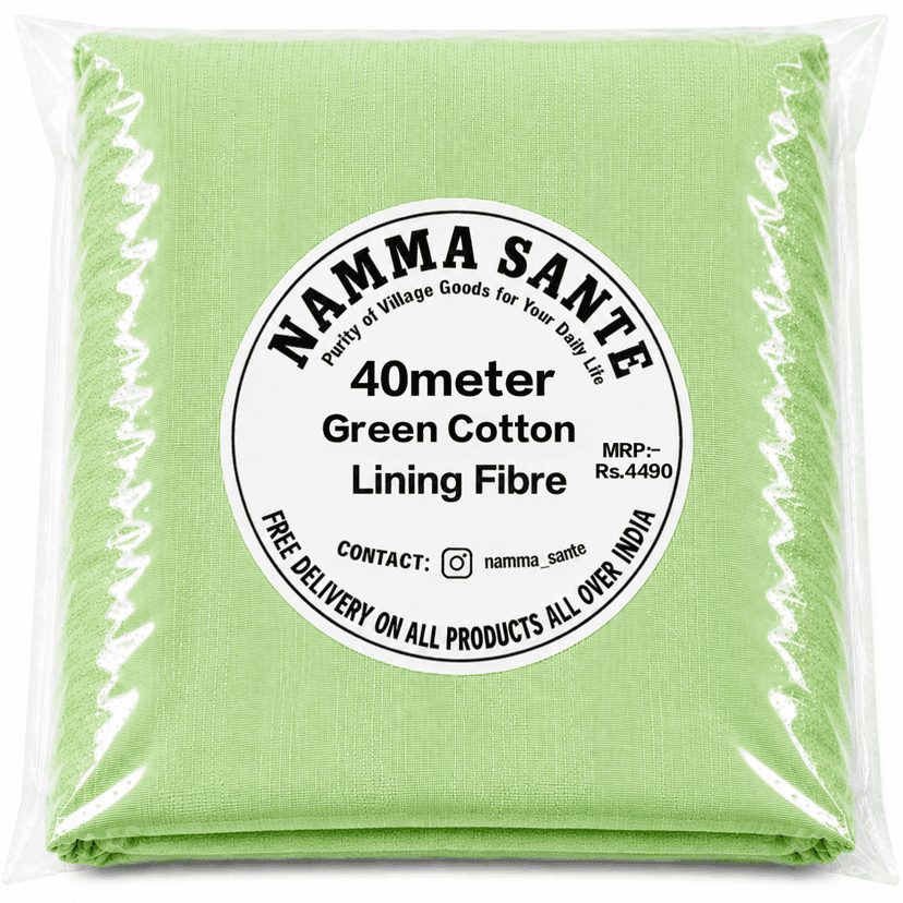 Green Cotton Lining Fabric (Chhota Panna), Green Cotton Lining Fibre (Chhota Panna), Green Lining Cloth (Chhota Panna), Soft Green Cotton Lining (Chhota Panna), Green Garment Lining Fabric (Chhota Panna) view 3