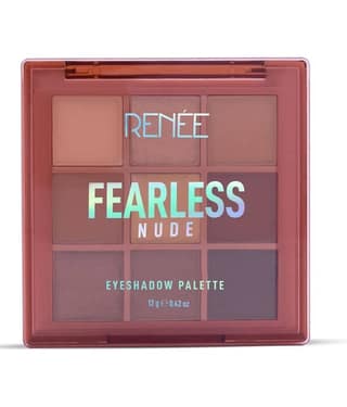 RENEE Fearless Eyeshadow Palettes Nude, Highly Pigmented, Long Lasting(Nude,12g)