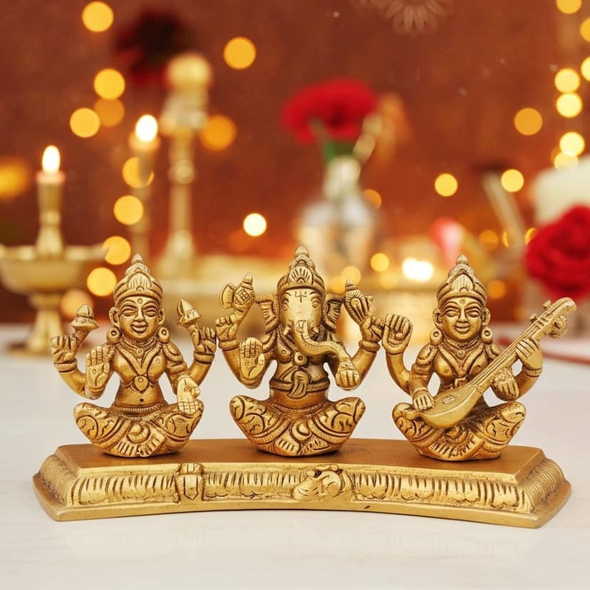 Brass Showpiece LGS God Idol Statue (BSMAS1485 C)