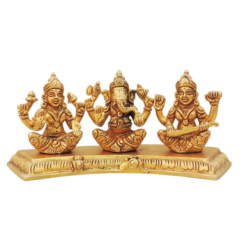 Brass Showpiece LGS God Idol Statue (BSMAS1485 C) view 2