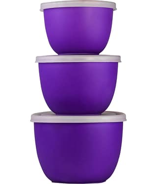 BOWLMAN Steel Food Container Set of 3 3000 mL