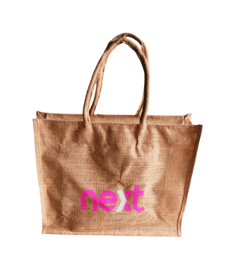 NEXT Natural Jute Tote Bag